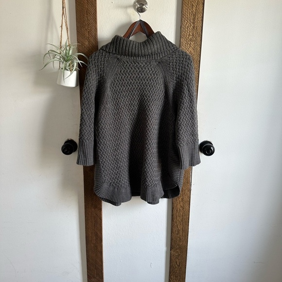 Dress Barn Plus Women’s Gray Cowl Neck Acrylic Knit Sweater Pullover Size 1X - Picture 5 of 11